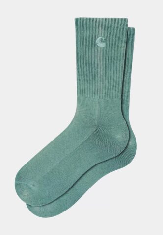 Carhartt WIP – Hudson Saguaro – Socken – Grün – Onesize – 84% Baumwolle, 14% Polyester, 2% Elastan