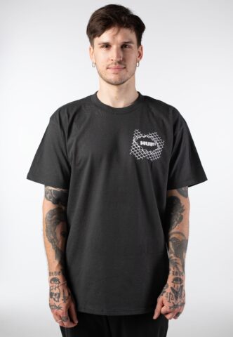 HUF – 4 The Dawgs Vintage Black – T-Shirt – Schwarz – M – 100% Baumwolle