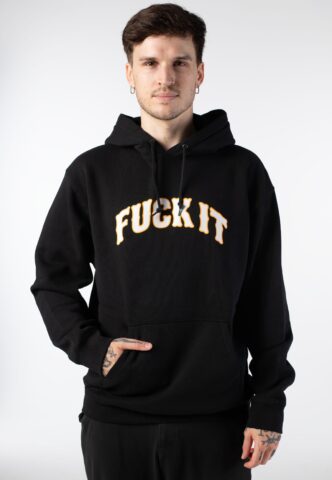HUF – Balboa Black – Hoodie – Schwarz – XL – 80% Baumwolle, 20% Polyester