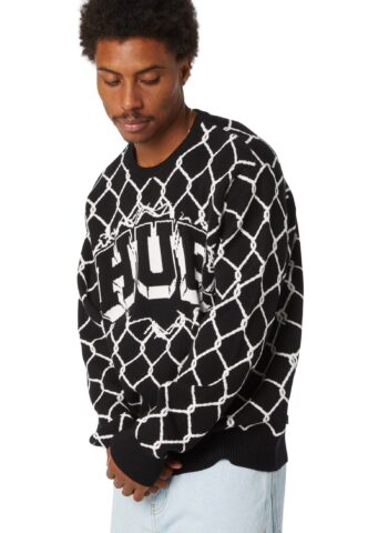 HUF – Breakthrough Black – Sweater – Schwarz – XL – 100% Baumwolle
