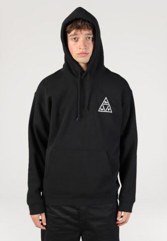 HUF – Triple Triangle Black/White – Hoodie – Schwarz – XXL – 80% Baumwolle, 20% Polyester