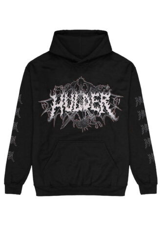 Hulder – Boughts Ablaze – Hoodie – Schwarz – L – 50% Baumwolle, 50% Polyester