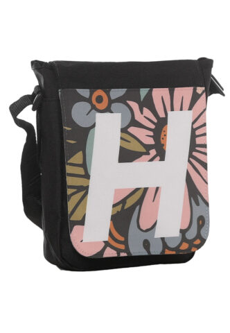 Hundredth – Flower H Small Messenger – Tasche – Schwarz – Onesize – 100% Polyester