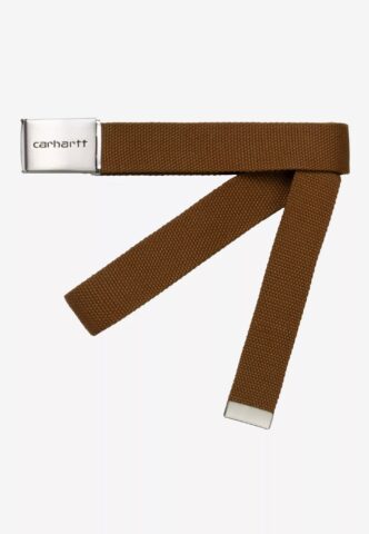 Carhartt WIP – Clip Chrome Hamilton Brown – Gürtel – Braun – Onesize – 100% Polyester