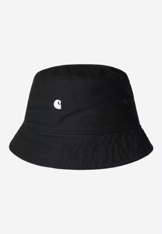 Carhartt WIP – Madison Logo Black/White – Bucket Hut – Schwarz – M/L – 100% Baumwolle