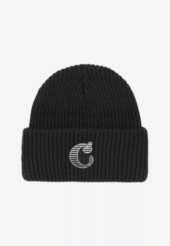 Carhartt WIP – Cold World Black – Beanie – Schwarz – Onesize – 100% Polyacryl