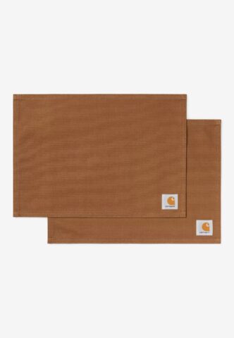 Carhartt WIP – Canvas Hamilton Brown – Table Set – Braun – Onesize – 100% Baumwolle