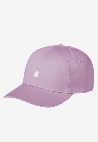 Carhartt WIP – Madison Logo Gentle Purple/White – Cap – Lila – Onesize – 100% Baumwolle