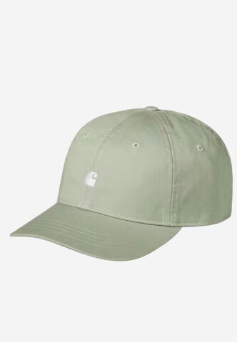 Carhartt WIP – Madison Logo Shady Green/White – Cap – Grün – Onesize – 100% Baumwolle