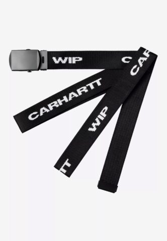 Carhartt WIP – Chapter Script Black – Gürtel – Schwarz – Onesize – 100% Polyester