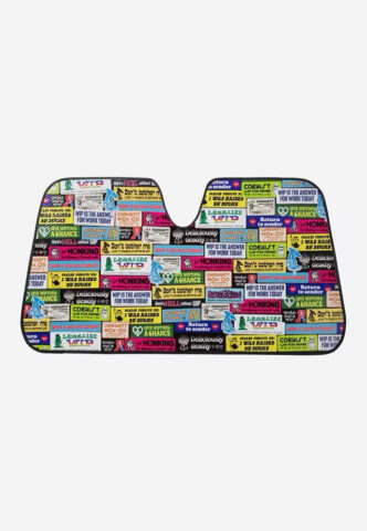 Carhartt WIP – Bumper Sunshade Multicolor – Windscreen – Mehrfarbig – Onesize – 100% PVC