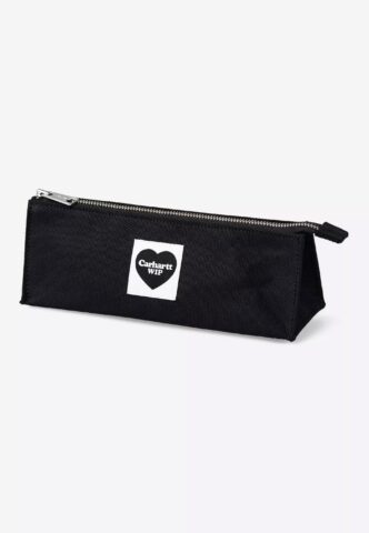 Carhartt WIP – Heart Black – Federmappe – Schwarz – Onesize – 100% Baumwolle
