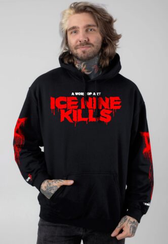Ice Nine Kills – Cartoon Art – Hoodie – Schwarz – XXL – 80% Baumwolle, 20% Polyester
