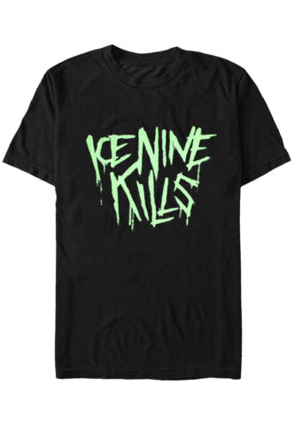 Ice Nine Kills – Pop Up Stores 2025 Glow In The Dark – T-Shirt – Schwarz – L – 100% Baumwolle
