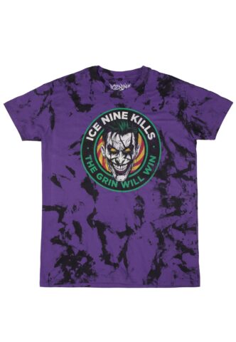 Ice Nine Kills – Pop Up Stores 2025 Grin Tie Dye – T-Shirt – Lila – L – 100% Baumwolle