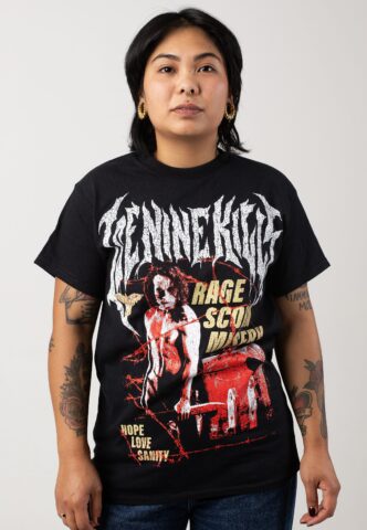 Ice Nine Kills – Rage 2 Fire – T-Shirt – Schwarz – S – 100% Baumwolle