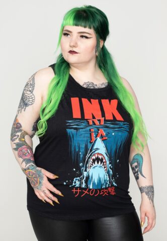 Ice Nine Kills – Shark – Tank – Schwarz – S – 100% Baumwolle