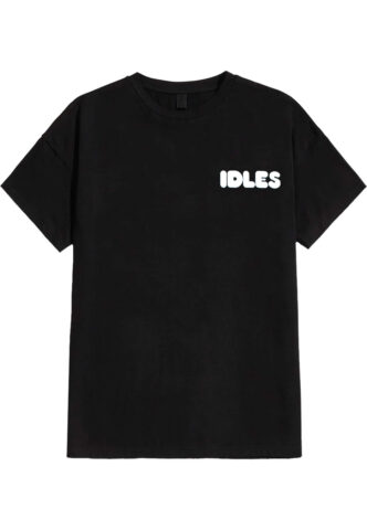 IDLES – Cartoon Flower – T-Shirt – Schwarz – XXL – 100% Baumwolle