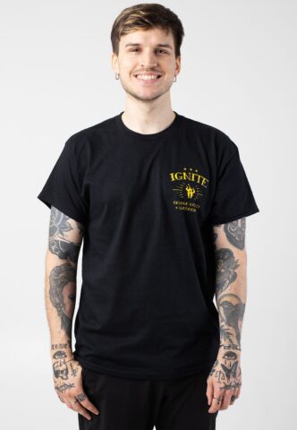 Ignite – Cobra – T-Shirt – Schwarz – L – 100% Baumwolle