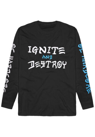 Ignite – Destroy – Longsleeve – Schwarz – XXL – 100% Baumwolle