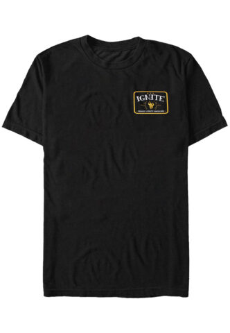 Ignite – Patch – T-Shirt – Schwarz – XL – 100% Baumwolle