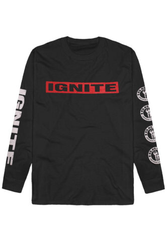 Ignite – Red/White OG 2 – Longsleeve – Schwarz – S – 100% Baumwolle