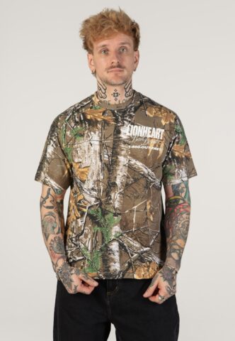 Lionheart – Bail Bonds Real Camo – T-Shirt – Grün – XXL – 65% Baumwolle, 35% Polyester