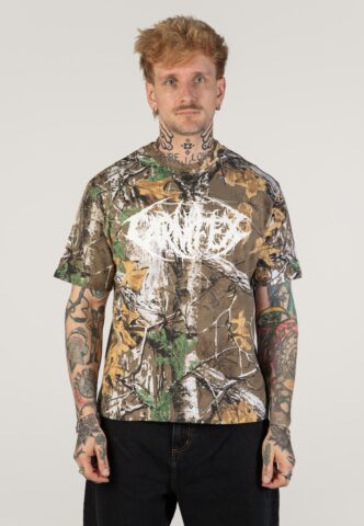 Carnifex – Defend Death Metal Real Camo – T-Shirt – Grün – L – 65% Baumwolle, 35% Polyester