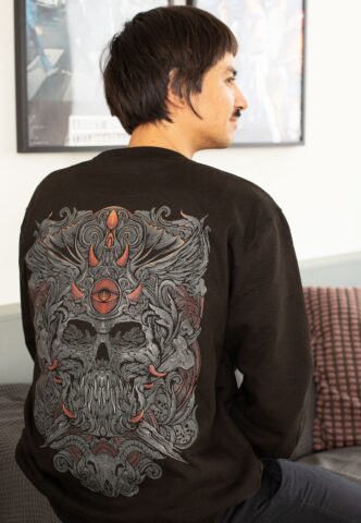 Brutal Knack – Ace Black – Sweater – Schwarz – XL – 80% Baumwolle, 20% Polyester