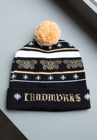 Landmvrks – Cicada Marseille Winter Knit – Beanie – Schwarz – Onesize – 100% Polyacryl