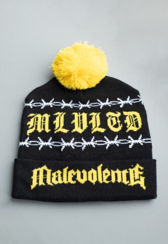 Malevolence – Logo Winter Knit – Beanie – Schwarz – Onesize – 100% Polyacryl