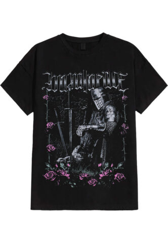 Imminence – Knight Of Roses – T-Shirt – Schwarz – L – 100% Bio-Baumwolle