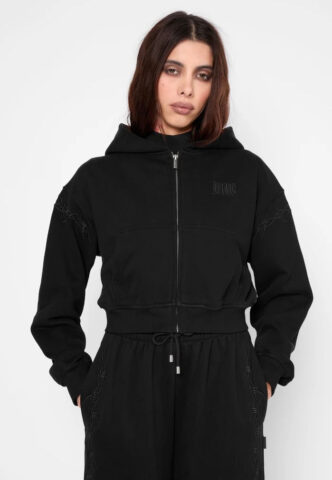 Mary Wyatt – Immure Cropped Black – Zipper – Schwarz – S – 85% Baumwolle, 15% Polyester