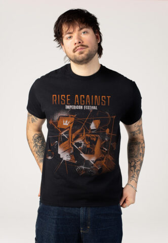 Impericon Festival x Rise Against – Ricochet Impericon Festival 2026 – T-Shirt – Schwarz – M – 100% Baumwolle