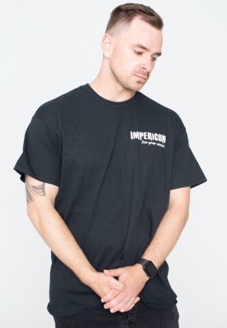Impericon – Live Your Music Pocket – T-Shirt – Schwarz – S – 100% Baumwolle