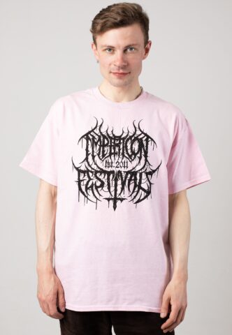 Impericon Festival – Black Metal Est. 2011 Light Pink – T-Shirt – Pink – XL – 100% Baumwolle
