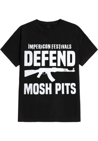 Impericon Festival – Defend Mosh Pits – T-Shirt – Schwarz – XL – 100% Baumwolle,Jersey