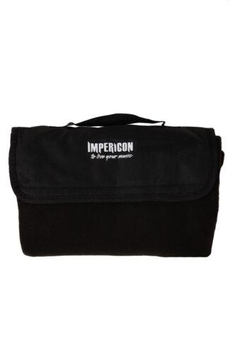 Impericon Merchandise – Logo – Decke – Schwarz – Onesize – 100% Polyester,Vlies
