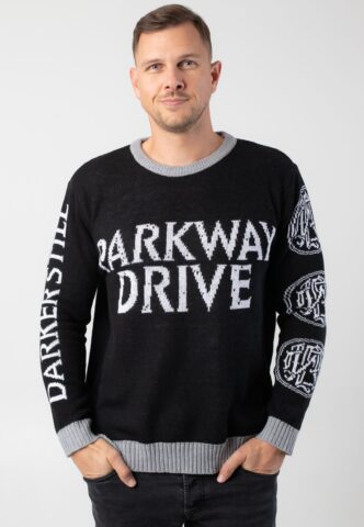 Parkway Drive – Darker Still Winter Knit – Pullover – Schwarz – L – 100% Polyester