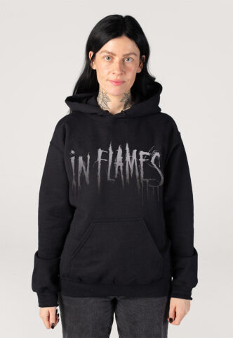 In Flames – Jester Drip – Hoodie – Schwarz – XL – 50% Baumwolle, 50% Polyester