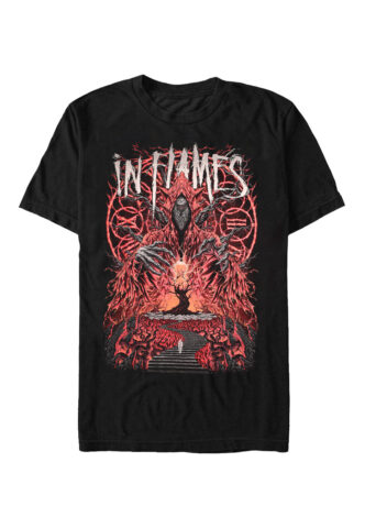 In Flames – Mother Time – T-Shirt – Schwarz – S – 100% Baumwolle