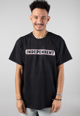 Independent – Bar Logo Black – T-Shirt – Schwarz – XXL – 100% Baumwolle