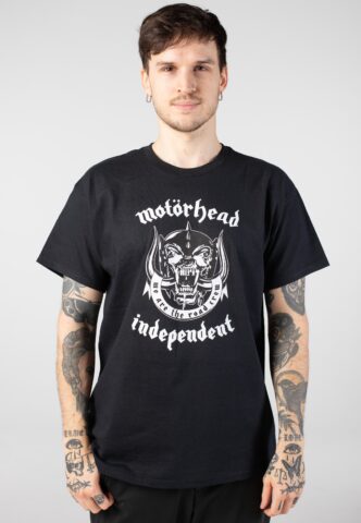 Independent x Motörhead – Warpig Black – T-Shirt – Schwarz – M – 100% Baumwolle