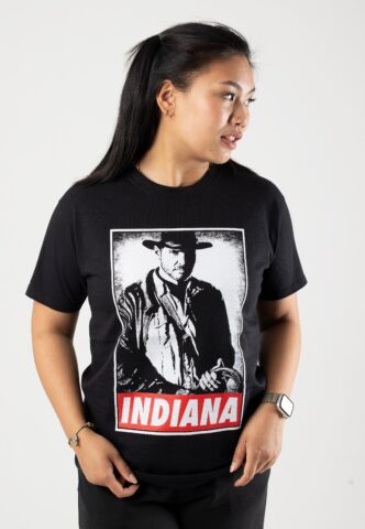 Indiana Jones – Indy – T-Shirt – Schwarz – S – 100% Baumwolle