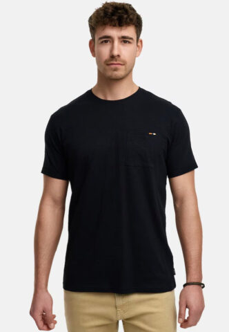 Indicode – Andorra Black – T-Shirt – Schwarz – XXL – 100% Baumwolle