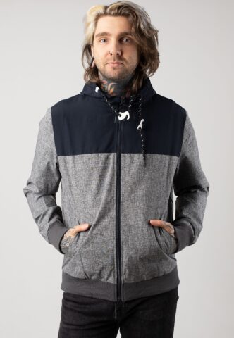 Indicode – Brushwood Navy – Jacke – Grau – L – Shell: 100% Polyamid; Lining: 100% Polyester