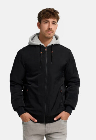 Indicode – Falside Jet Black – Jacke – Schwarz – XL – 100% Polyamid