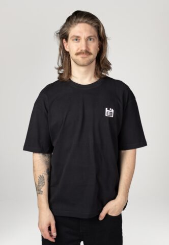 Indicode – Four O Four Jet Black – T-Shirt – Schwarz – XL – 100% Baumwolle