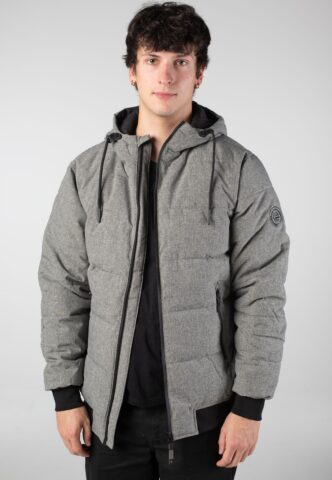 Indicode – Gabrio Charcoal Mix – Jacke – Grau – M – 100% Polyester