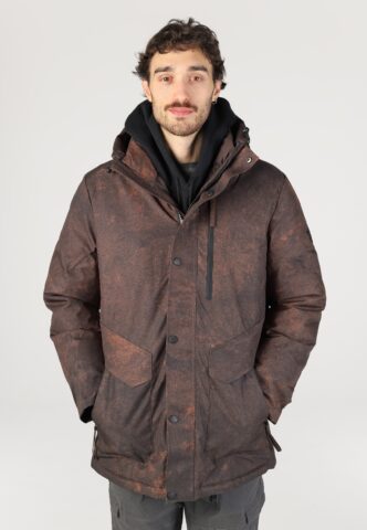 Indicode – Grimmaldy Dark Brown Mix – Jacke – Braun – XXL – 100% Baumwolle